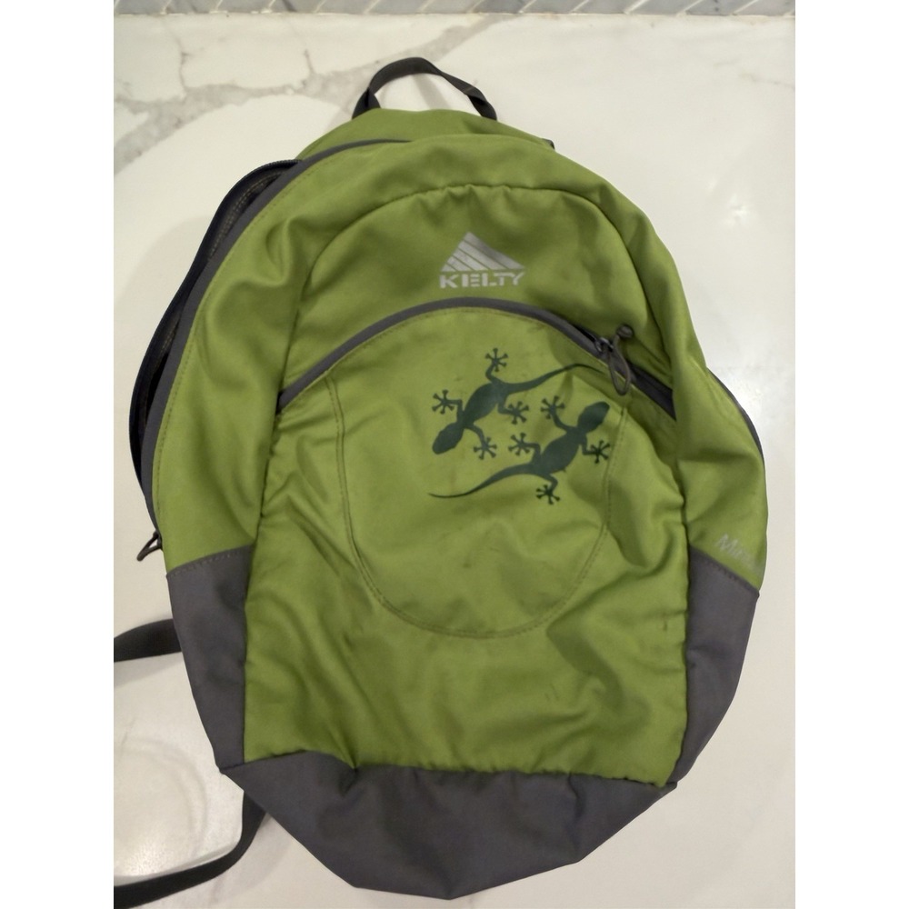 Kelty Minnow Kids Backpack Green Hiking Camping Gecko Light back to School